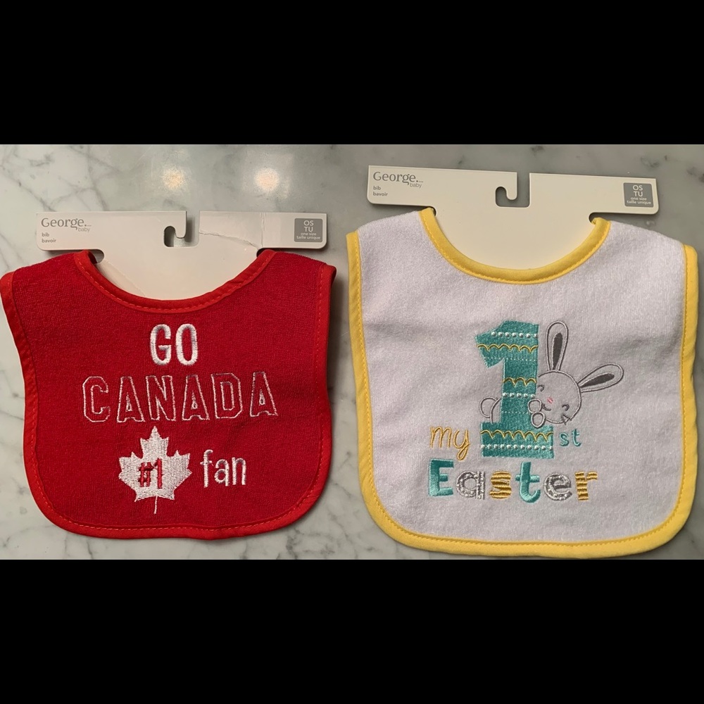 Baby Bibs - Lot of 2 - NEW
